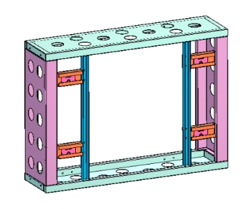 CABINET-49 "FRAME 49” LCD Display Unit Modular Frame Bracket